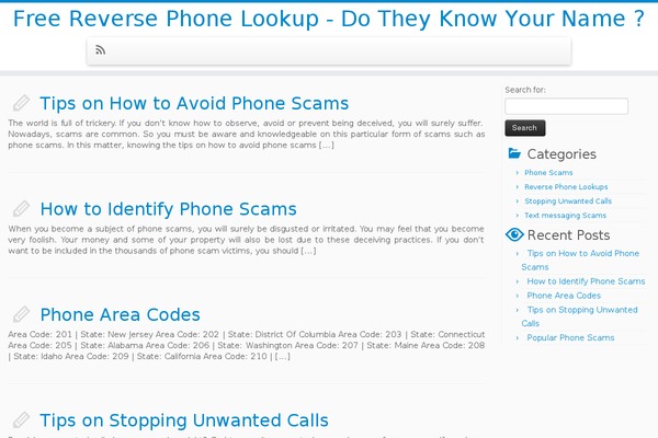 WordPress website example screenshot
