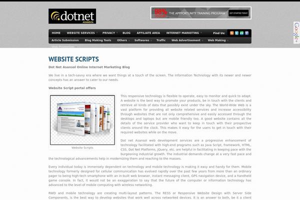 dotnetasansol.com site used Bold News