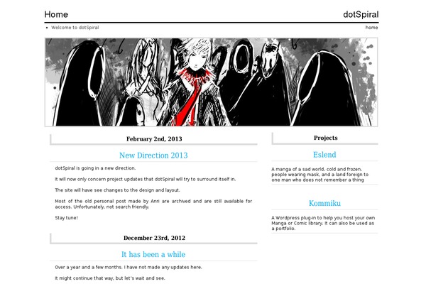 dotspiral.com site used Spiralling