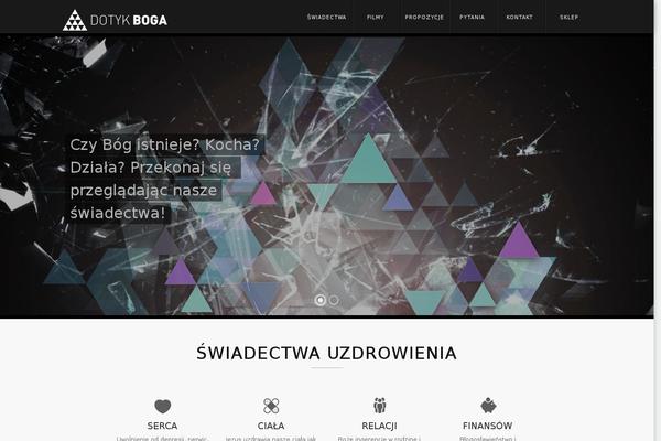 dotykboga.pl site used Evenness