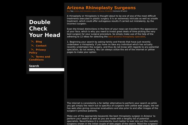 doublecheckyourhead.com site used Outside The Box