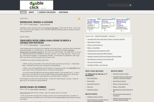 Daily Press theme site design template sample