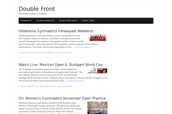Tiga theme site design template sample