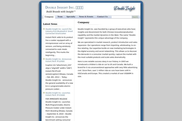 doubleinsight.com site used Insightful