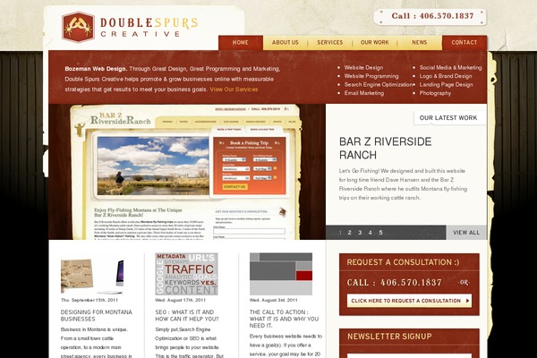 doublespurs.com site used Bison