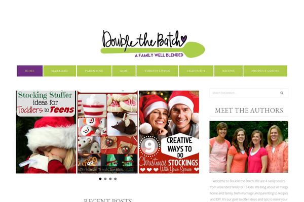 GeneratePress theme site design template sample