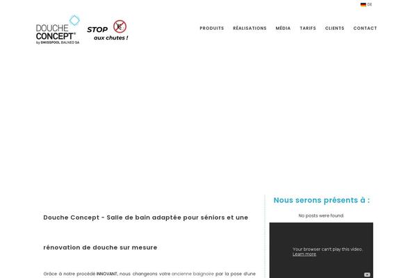 doucheconcept.ch site used Blu