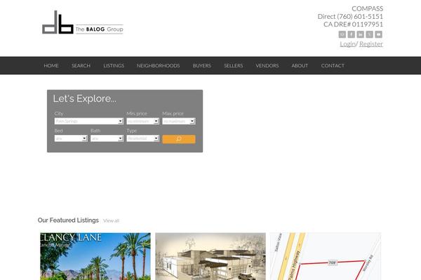 Mdr theme site design template sample