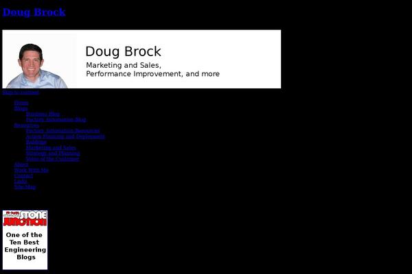 dougbrock.com site used Twenty Ten