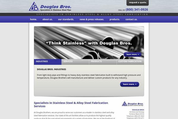 Douglas theme site design template sample