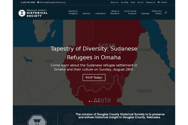 Divi Child theme site design template sample