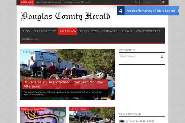 douglascountyherald.com site used Jarida