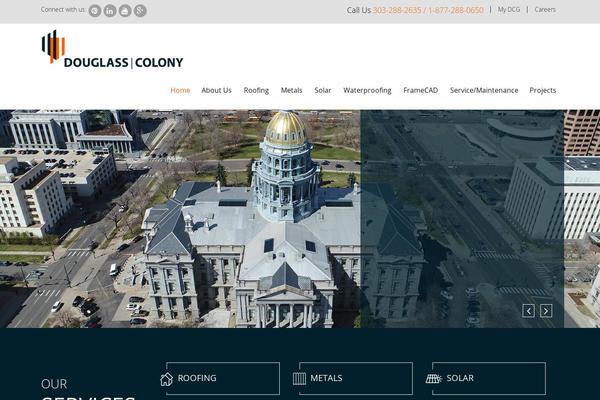 WordPress website example screenshot
