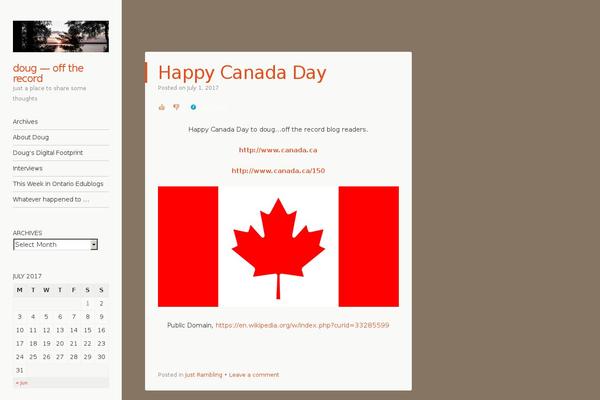 WordPress website example screenshot