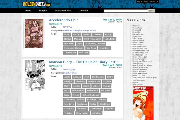 WordPress website example screenshot