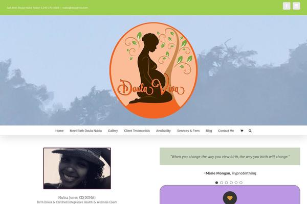 Avada theme site design template sample