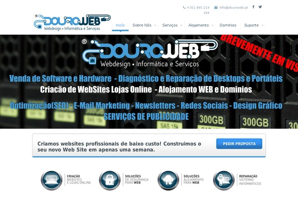 douroweb.pt site used Webdesign