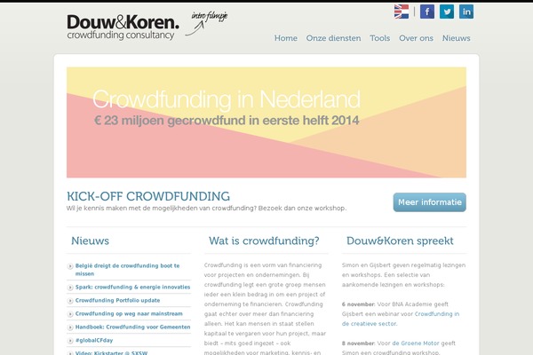 douwenkoren.nl site used Eurolutions-theme