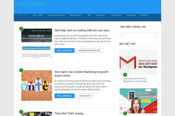 GeneratePress theme site design template sample