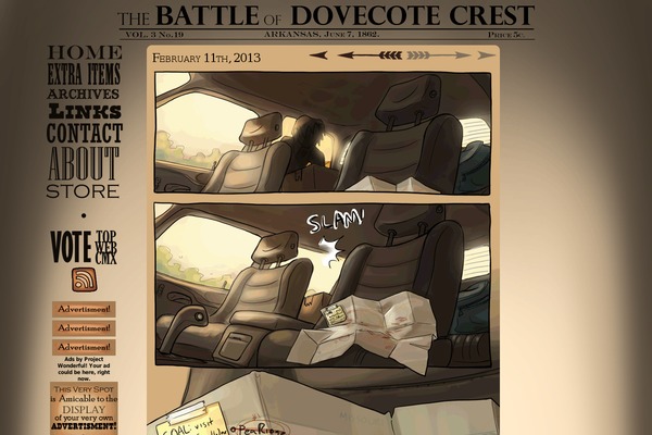 dovecotecrest.com site used Comicpress-v3c