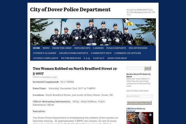 doverpolice.org site used Jetblack-pro