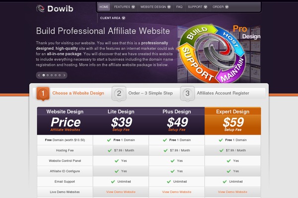 dowib.com site used Dwbom