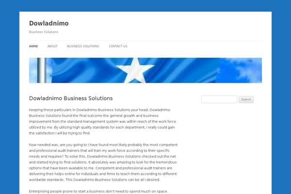 Twenty Twelve theme site design template sample