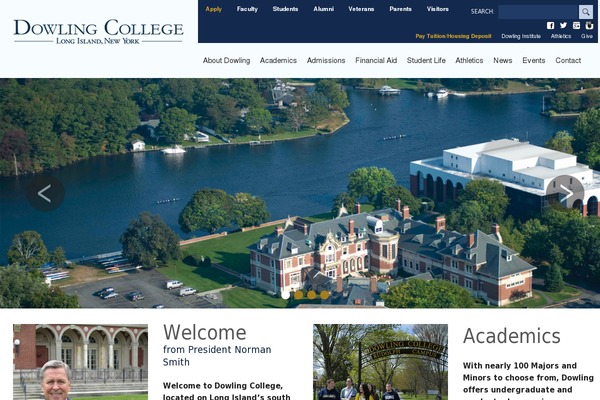 College theme site design template sample