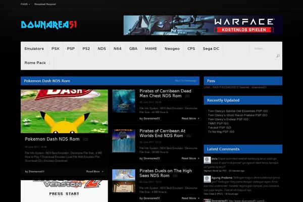WordPress website example screenshot