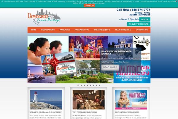 downeasterpackages.com site used Travel
