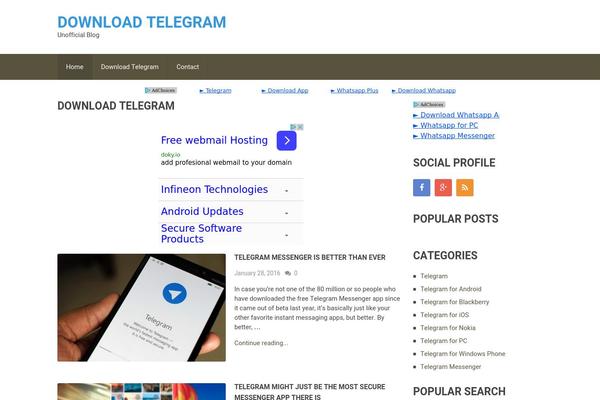 download-telegram.com site used Best