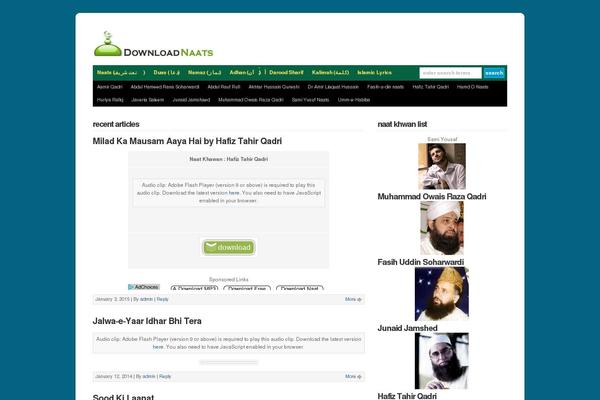 WordPress website example screenshot