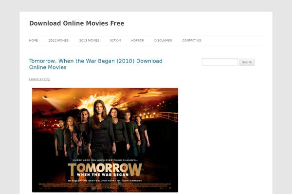 Twenty Twelve theme site design template sample