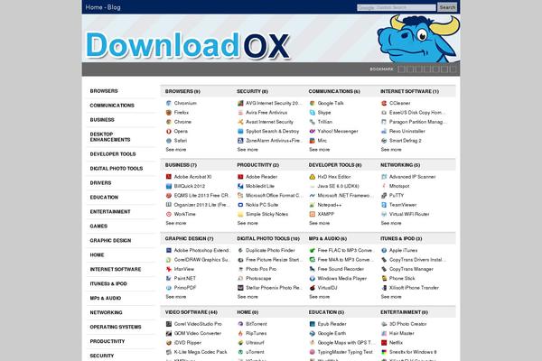 downloadox.com site used Downloadox