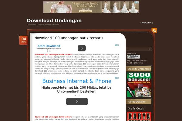 downloadundangan.com site used ChocoTheme