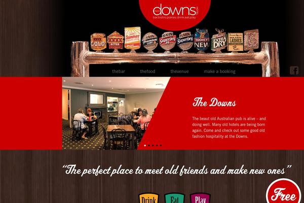 downshotel.com.au site used Downs