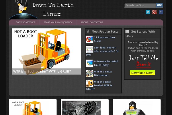 downtoearthlinux.com site used Dtelinux