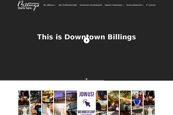 downtownbillings.com site used Zecreative-iconic-single