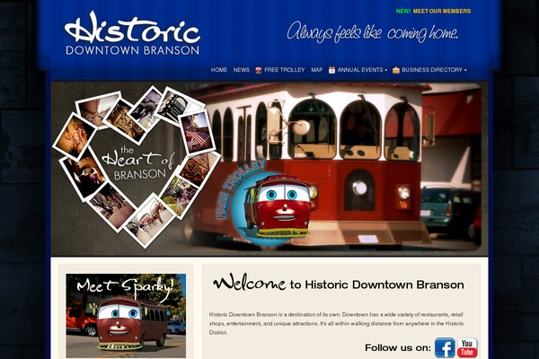 downtownbranson.org site used Panacea