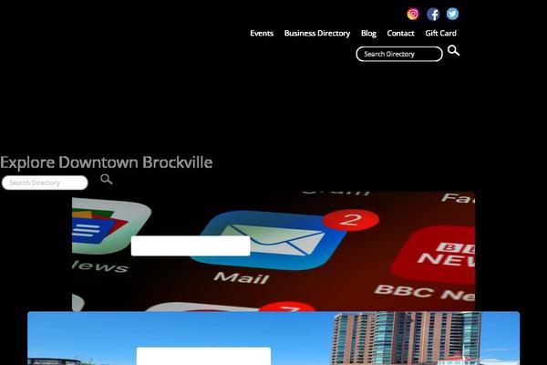 downtownbrockville.com site used Clean-wordpress