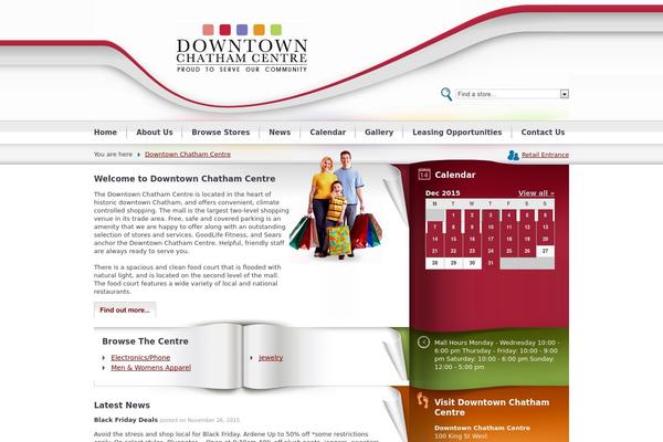 Dcc theme site design template sample