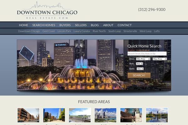 downtownchicagorealestate.com site used Agentevo