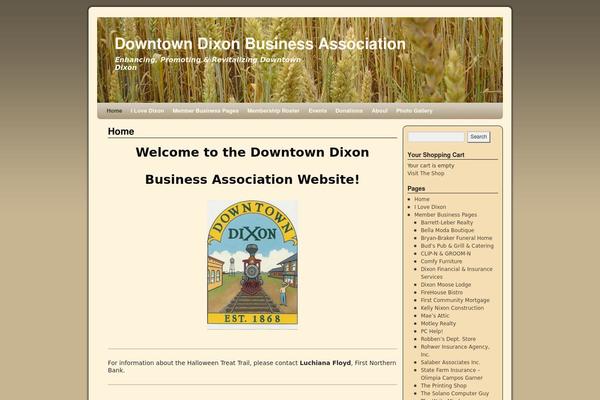 Weaver theme site design template sample