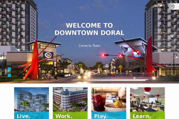 downtowndoral.com site used Downtown-doral