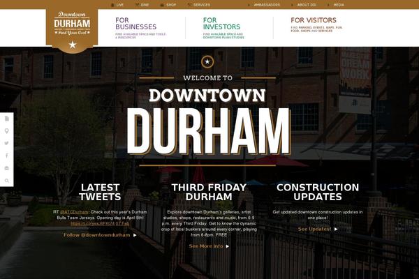 downtowndurham.com site used Ddi