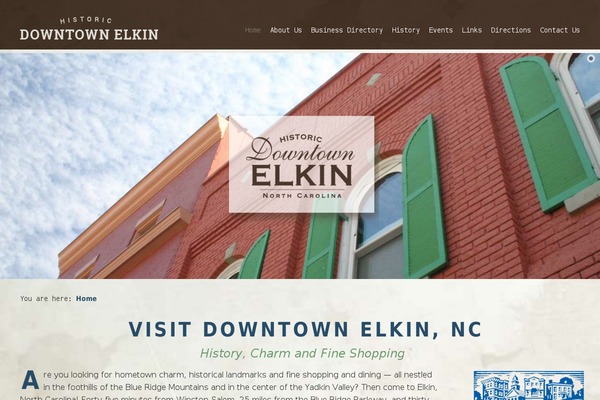 WordPress website example screenshot
