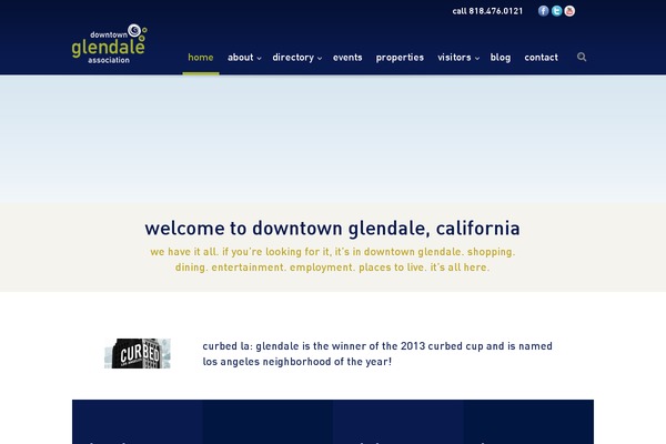 downtownglendale.com site used Downtownglendale-child