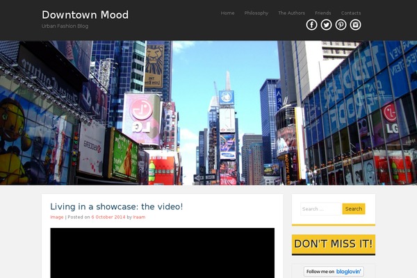 downtownmood.com site used Superhero-wpcom