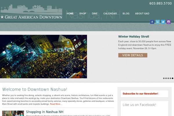 WordPress website example screenshot