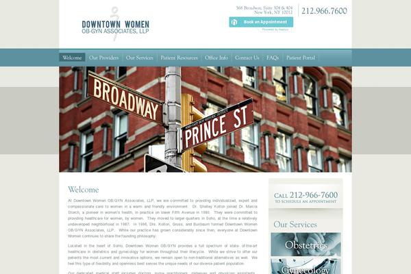 WordPress website example screenshot